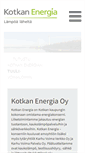 Mobile Screenshot of kotkanenergia.fi